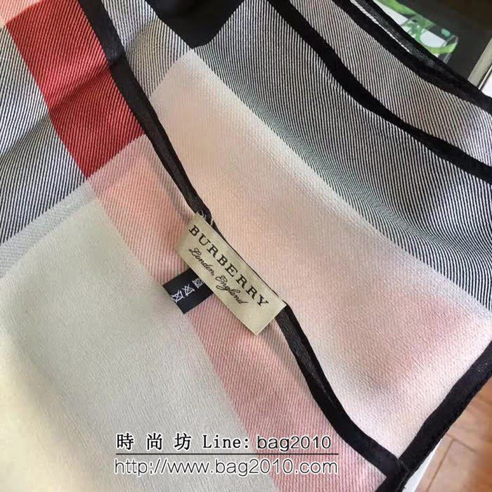 BURBERRY巴寶莉原單 獨家正品 皇室御用真絲圍巾  LLWJ6097